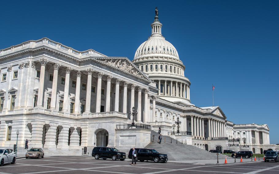 The U.S. Capitol is seen on Thursday Sept. 14, 2023, in Washington. Leaders from four VA hospitals still using a troubled computer system that is going through a “reset” period told members of the House Veterans Affairs Committee on Thursday that the pause has yet to produce results for their patients and staff.