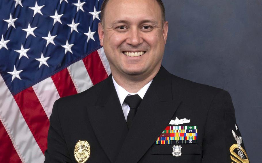Master-at-Arms Senior Chief Michael Haberstumpf, 42, died this month from COVID-19-related complications, the Navy said.
