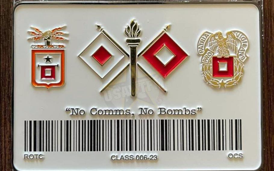 Has a Signals Corps soldier created the perfect challenge coin? | Stars