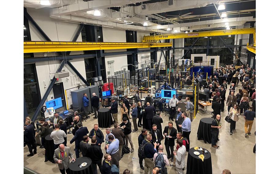 Attendees at the 2023 annual member meeting of The Advanced Robotics for Manufacturing Institute in Pittsburgh in November. The ARM Institute announced Tuesday, Jan. 25, 2024, that it received an additional $35.4 million from the Department of Defense to operate through 2028.
