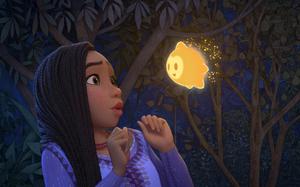 Asha, voiced by Ariana DeBose, stars in the animated film “Wish.” 