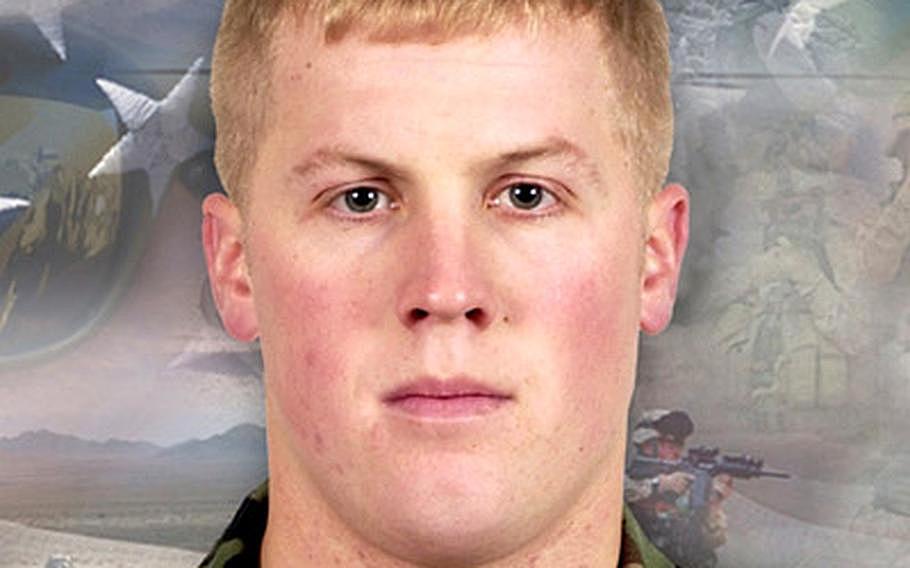 First Lt. Derek Hines was killed during a 2005 firefight in Baylough, Afghanistan.