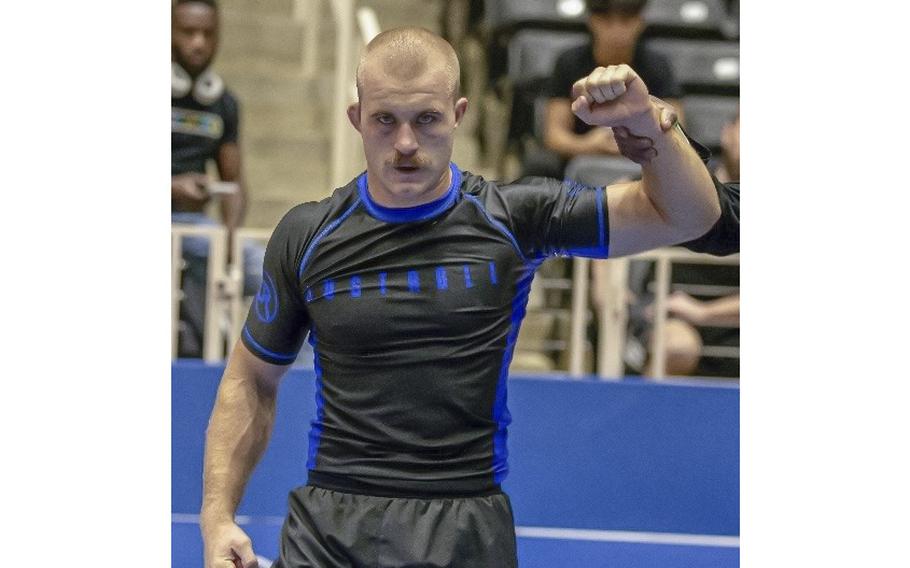 Marine officer and wrestler Jared Fekete.