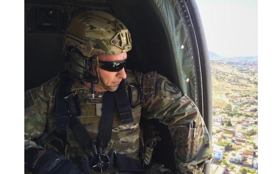 Retired Brig. Gen. David W. Hicks is shown during service in Afghanistan in this September 2016 photo. Hicks is CEO of Operation Sacred Promise, an organization that works with Afghan Air Force and Army Special Mission Wing members and their families by supporting their transition from Afghanistan and helping them start new lives in the United States.