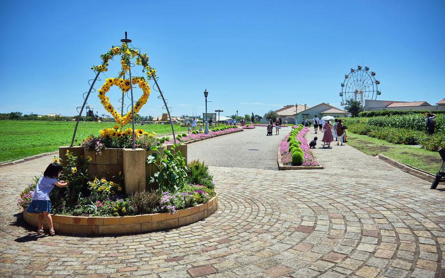 Soleil Hill Park near Yokosuka Naval Base, Japan, offers a considerable number of activities, from playgrounds to go-karts, both for a fee and for free. 