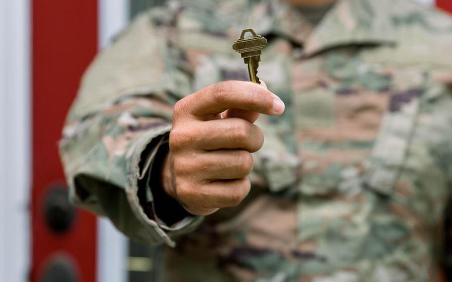 The Defense Department announced rates for housing allowances for troops in the U.S. that will take effect Jan. 1.