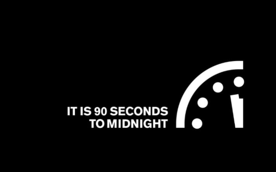 The people who run the clock say that’s largely a reflection of Russia’s war in Ukraine — including of the potential use of nuclear weapons and because the conflict is encouraging continued dependence on fossil fuels in Europe.