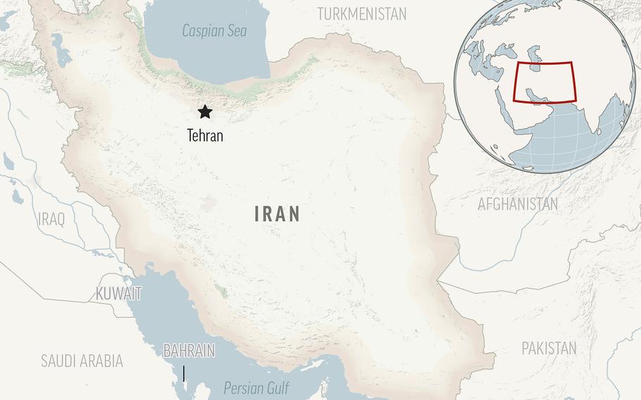 A map of Iran
