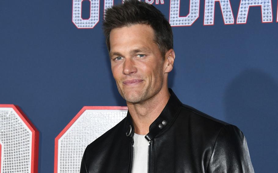 Tom Brady attends Los Angeles Premiere Screening of Paramount Pictures’ “80 For Brady” at Regency Village Theatre on Jan. 31, 2023, in Los Angeles. 