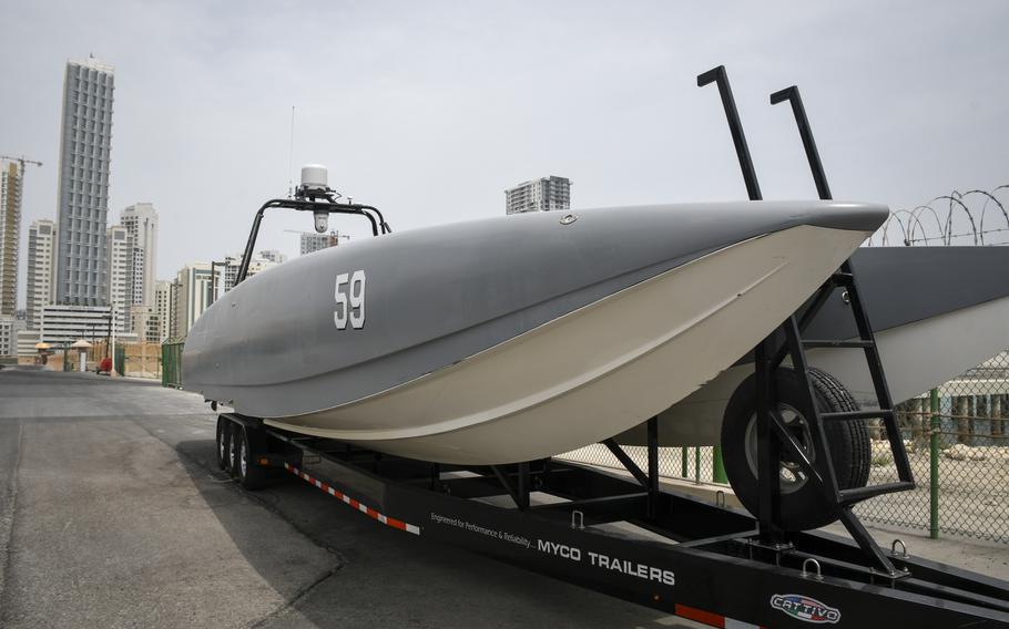 The unmanned surface vessel T-38 Devil Ray can sail at speeds in excess of 80 knots. Because it has no human pilots, the ship can make high-speed turns at G-forces six times higher than normal gravity. The ship participated in an international exercise in early 2022 that included more than 80 unmanned systems.