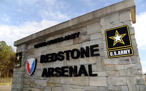 The sign in front of Gate 9 at Redstone Arsenal.