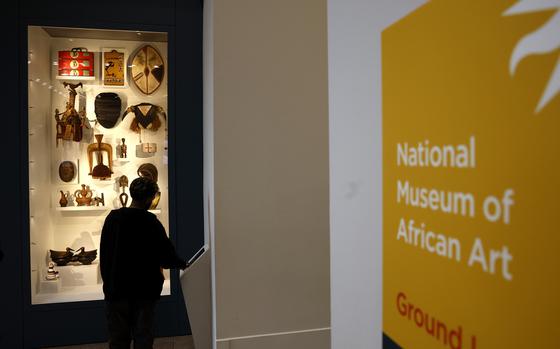 Displays at the National Museum of African Art.