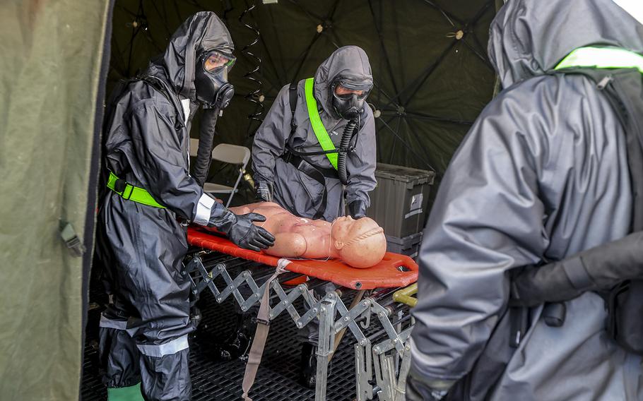 The Atlanta-Fulton County Emergency Management Agency and several other agencies participated in nuclear detonation mock exercises on Wednesday, Nov. 2, 2022.