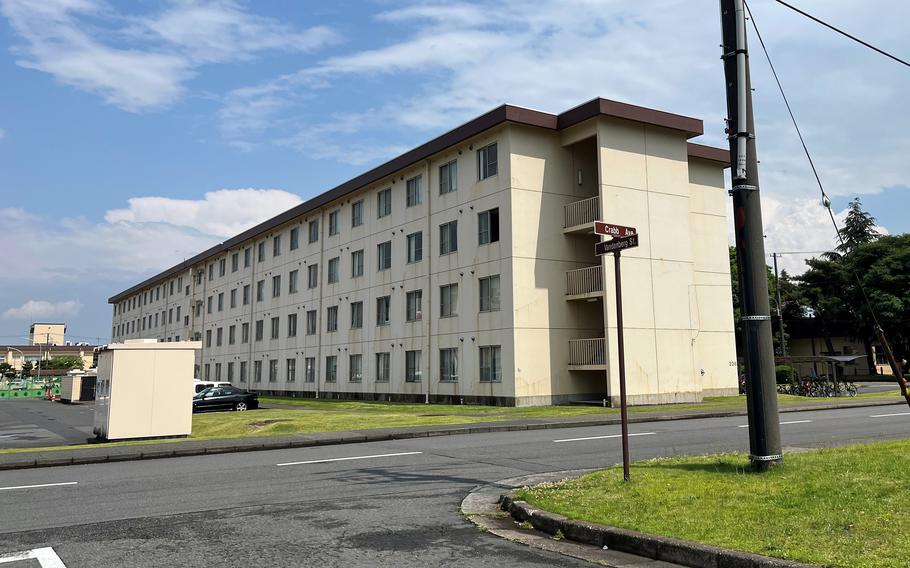 Suspected unexploded ordnance near a dormitory prompted the 374th Security Forces Squadron to shutter all gates at Yokota Air Base, Japan, Friday, June 3, 2022. 