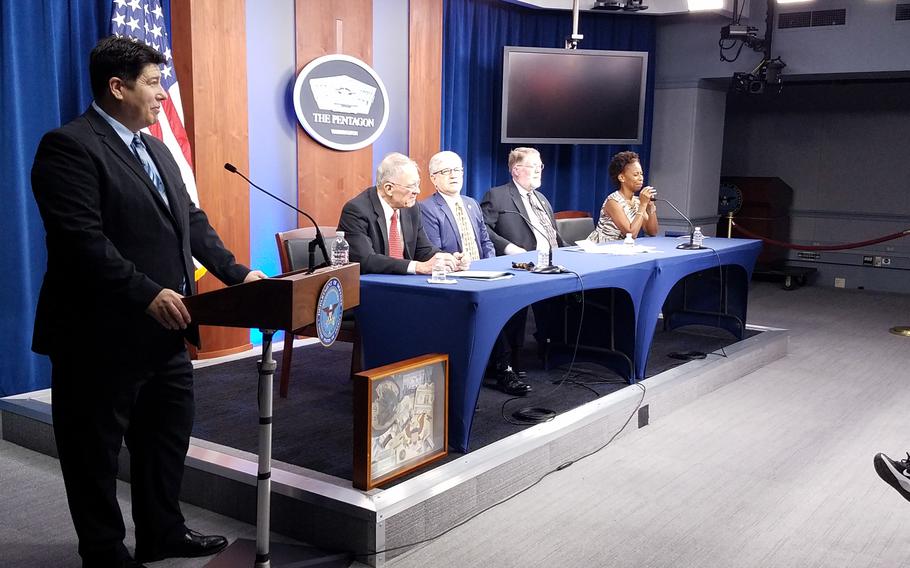 Four retired Army officers spoke Wednesday about their experiences surviving the 9/11 terrorist attack at the Pentagon. Between Defense Department personnel and the passengers aboard American Airlines Flight 77, 184 people died at the Pentagon that day. The youngest was 3 years old, the oldest 71. 