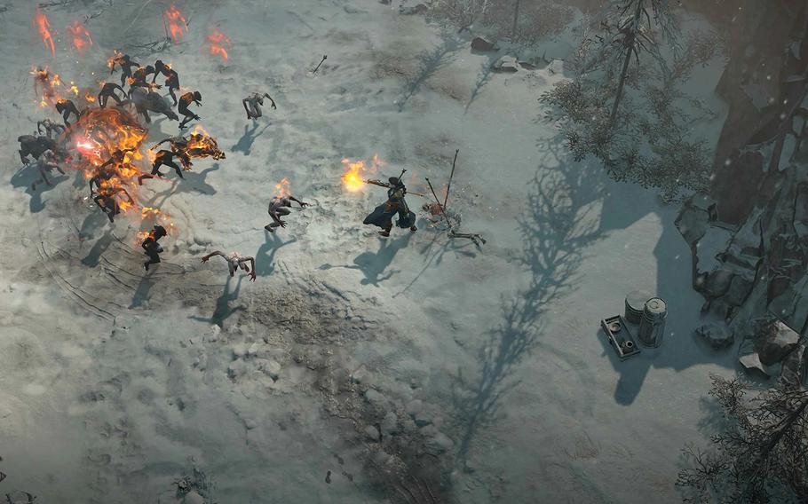 Players will face swarms of monsters in Diablo IV.