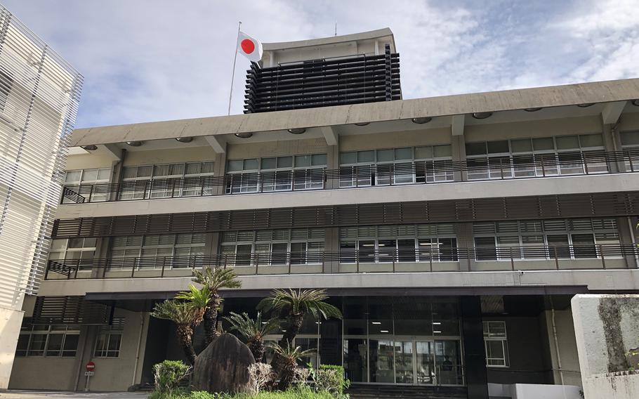 The Naha District Court building in Naha, Okinawa, as seen on Nov. 17, 2023.