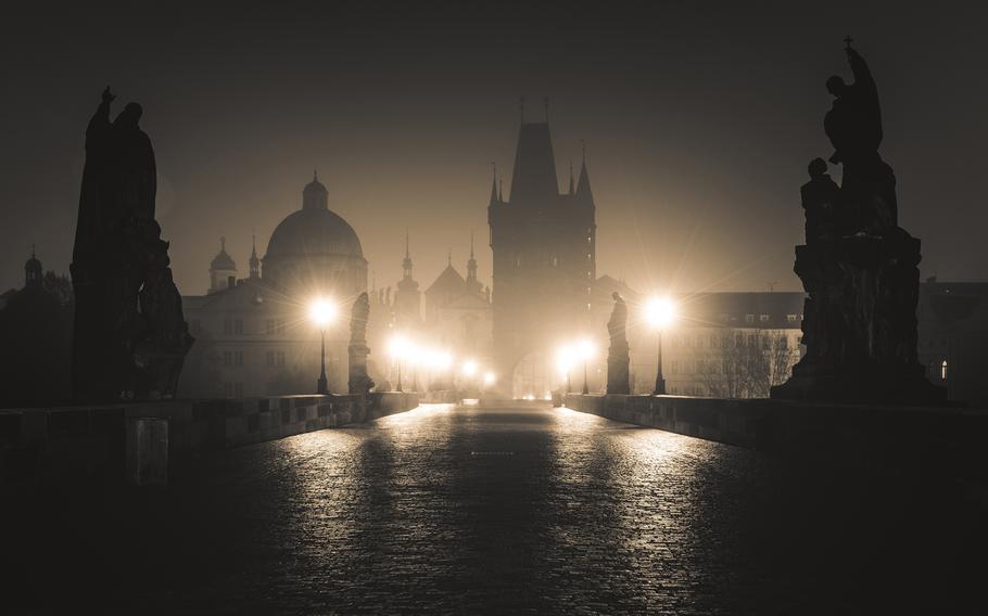 Grafenwoehr Outdoor Recreation plans a ghost and legends of Prague tour Oct. 28. Pictured: The Charles Bridge.