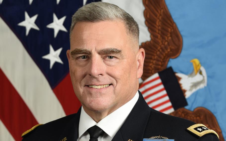 Army Gen. Mark Milley, chairman of the Joint Chiefs of Staff.