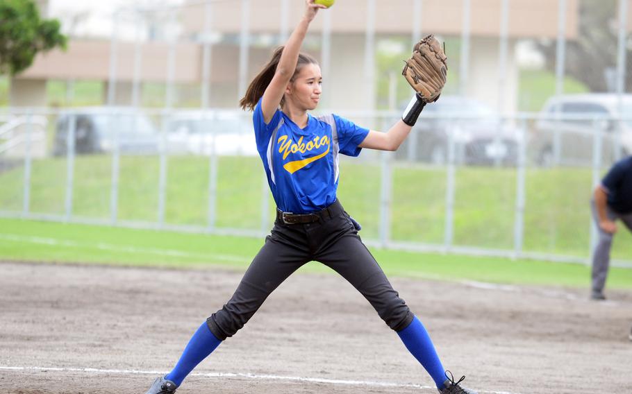 Junior Erica Haas, Yokota's girls student-athlete of the year, helped pitch the Panthers to the Far East Division II softball title.