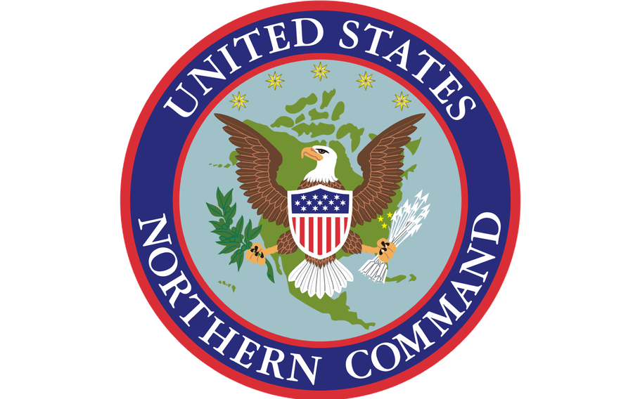 The U.S. Northern Command logo.