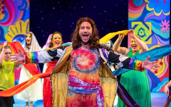 Lewis Eggleston stars in Joseph and the Technicolor Dreamcoat, presented by KMC Onstage. The show ran in December of 2022.