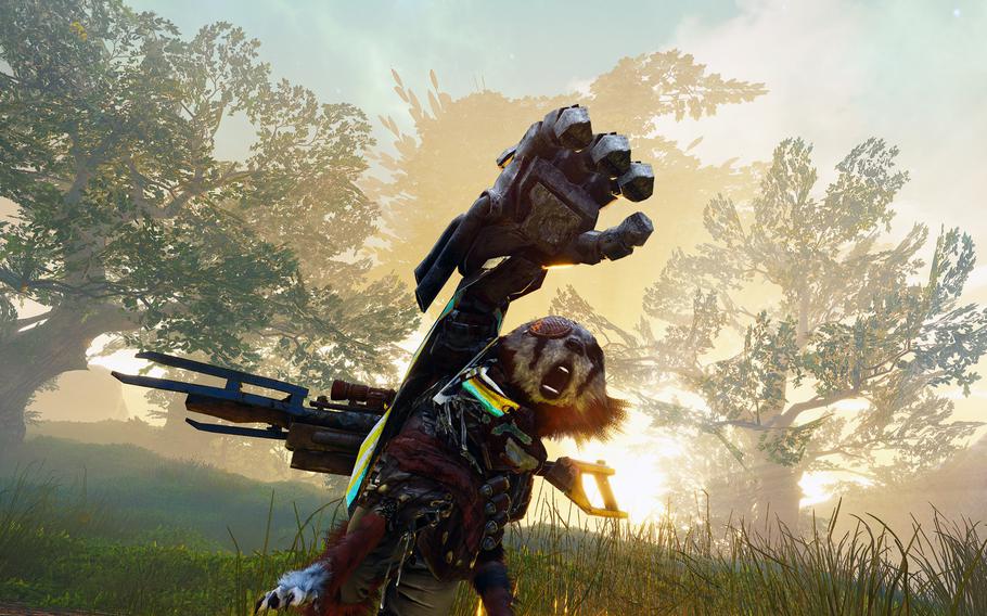 Biomutant is a third-person, open-world game in which the player controls a mammalian warrior in a world filled with mutated animals.