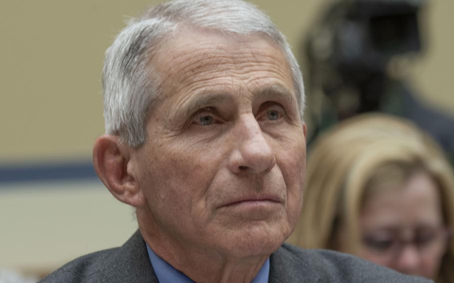 Dr. Anthony Fauci, at a Capitol Hill hearing in March, 2020.