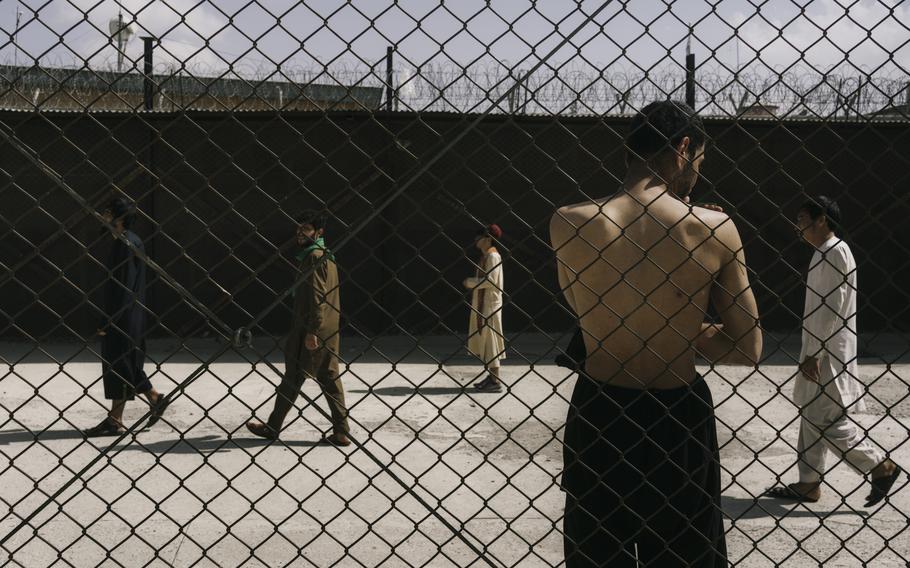 When the Taliban took control of Kabul, all of the inmates at Pul-e-Charkhi prison were released. The new prisoners have been captured by Taliban police since the Aug. 15 takeover. 