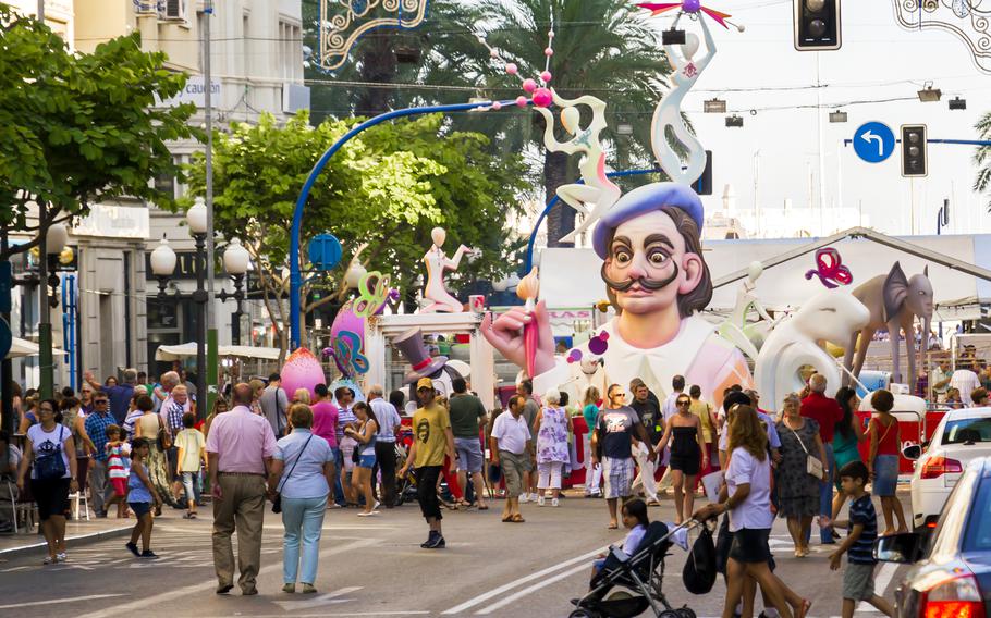 Alicante, Spain, celebrates with bonfires June 20-24.