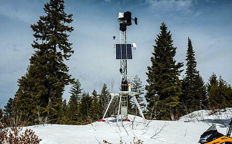 Idaho Power’s cloud seeding generator.