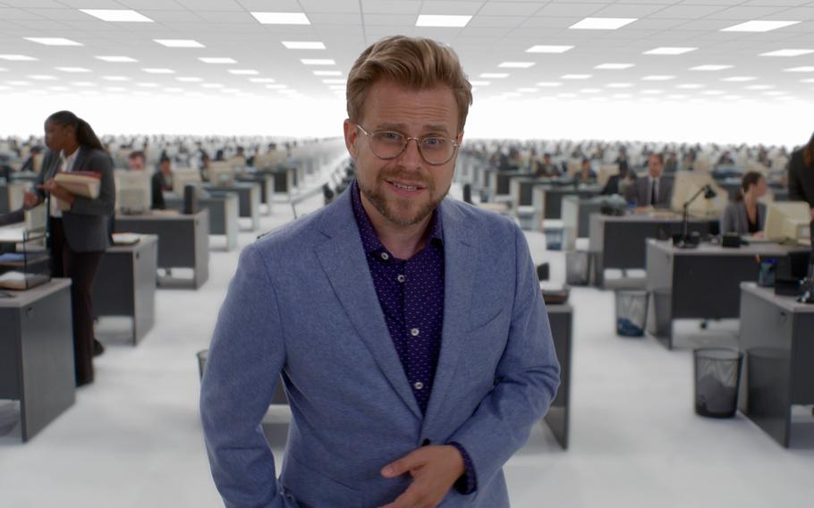 “Investigative comedian” Adam Conover hosts “The G Word with Adam Conover,” now streaming on Netflix. 