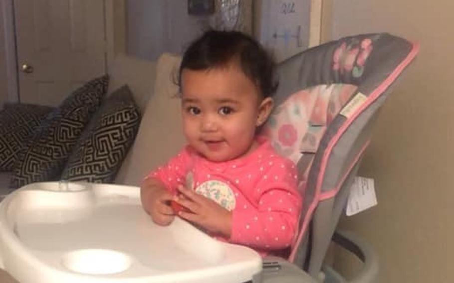 Alianna Juliet Malufau was just 10 months old when she died Jan. 19, 2019 in El Paso, Texas. Pfc. Luis Morales-Sanchez, a Fort Bliss soldier, was convicted of murder for her death and for several other charges, including aggravated assault and drug use, at a court-martial May 10. 