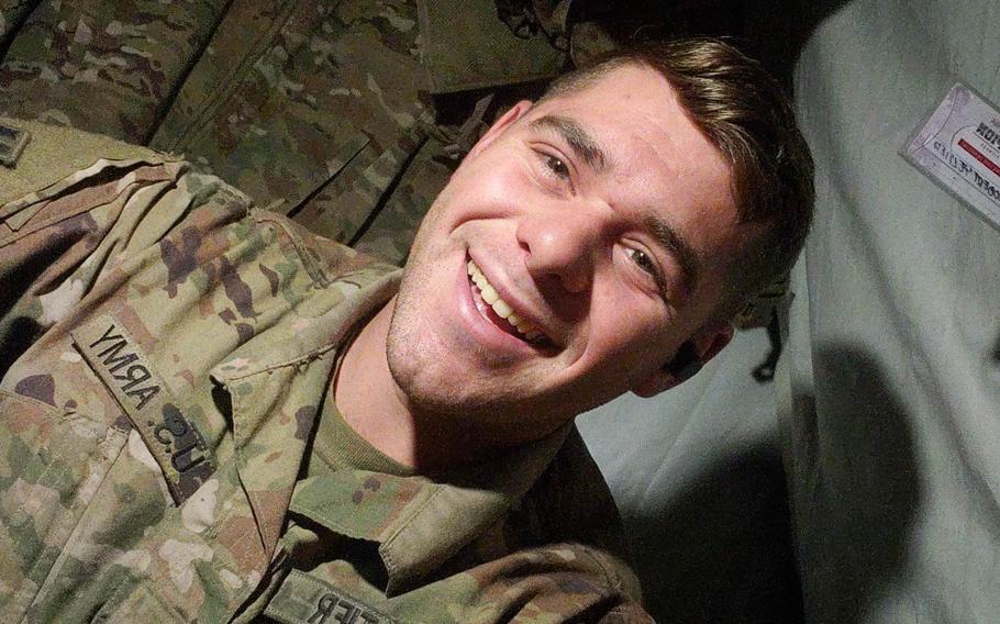 Spc. Braden Peltier, a 23-year-old soldier assigned to Fort Carson, Colo., died March 26, 2023, after he was found in Colorado Springs with a gunshot wound. He enlisted in the Army in November 2020 from Bay City, Mich. 