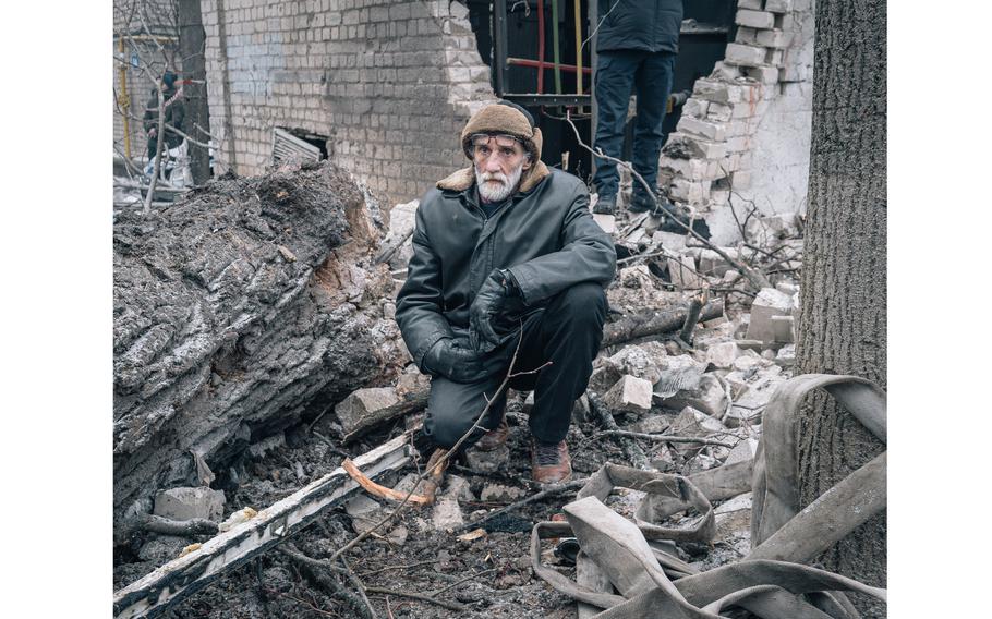 Viacheslav waits for news about his extended family. 