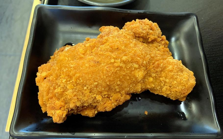 The spicy chicken drumstick from Yeokjeon Udong 0410 near Camp Humphreys, South Korea, might make you question the legitimacy of the chicken-sandwich craze in the United States. 