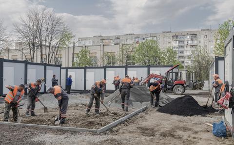 An open-ended war forces one Ukraine city to reinvent itself
