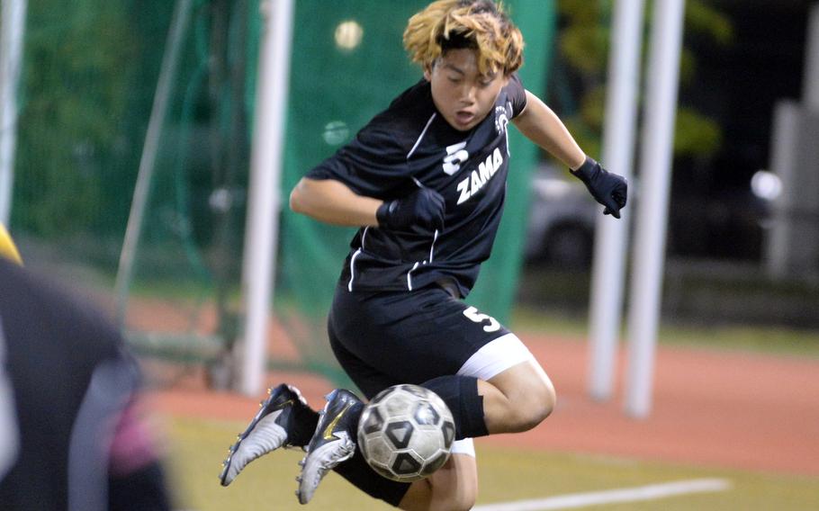 Kaisei Muta is one of two leading scoring weapons for Zama entering the boys D-II tournament.