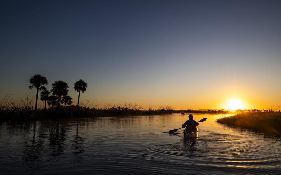 St. Johns River thru-paddle with Patrick Connolly, Greg Pflug and Fred Goebel. 