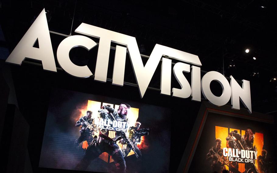 Activision at the E3 Electronic Entertainment Expo in Los Angeles on June 12, 2018. 