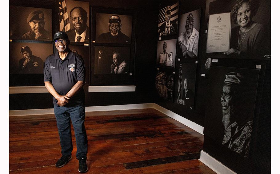 Johnny Miller is gratified by the patriotism he sees in the photo exhibit of Black Vietnam War veterans. “It shows that we care,” he said. “We care about our country. We have fought in all of the wars that America has ever had.” 