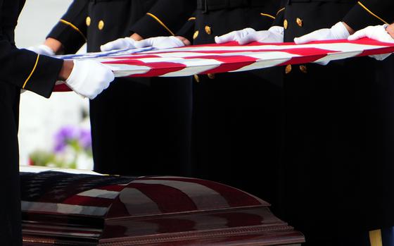 Soldiers from the 3rd U.S. Infantry Regiment (The Old Guard), provide final honors for a soldier who was killed in action in Afghanistan, at Arlington National Cemetery, Va., in 2014. The Armed Forces Medical Examiner has mishandled a substantial number of organs it collected during autopsies in recent years, according to new findings by the Defense Departments Inspector General. 