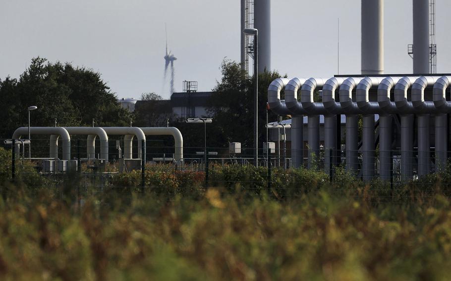 The natural gas storage facility operated by Astora GmbH & Co, one of the largest in Western Europe and formerly controlled by Gazprom Germania, in Rehden, Germany, on Tuesday, Aug. 23, 2022.