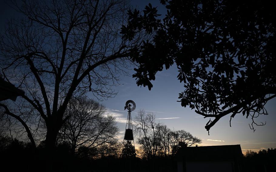 The Jimmy Carter Boyhood Farm, where Carter grew up, in Plains, Ga.