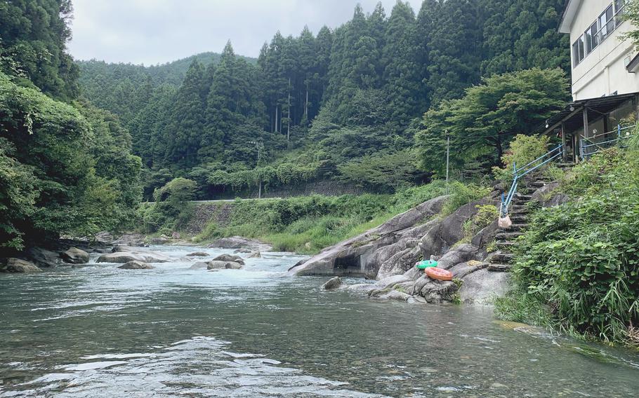 The Earth Hostel along the Kuro River in Tochigi prefecture, north of Tokyo, provides a cool destination for a summer getaway in Japan.