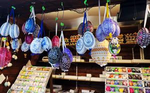 Easter egg markets abound this time of year.