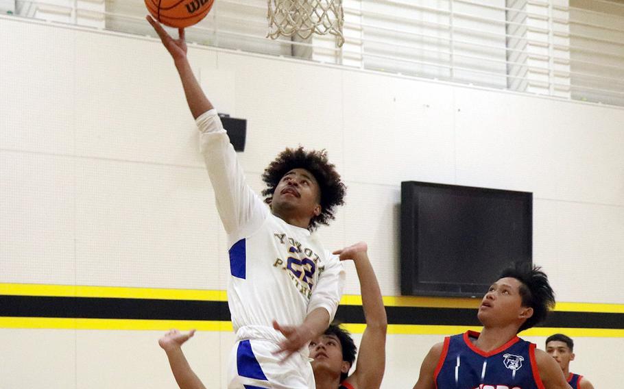 Marcus Woods and the rest of Yokota's senior-heavy lineup will have to get along without Zemon Davis, who's out for the season with a torn ACL suffered in the ASIJ tournament.