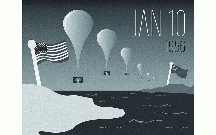 In 1956, balloons were an important and strategic part of U.S. military capabilities.
At that time, the U.S. Air Force designed a program known as Project Genetrix to launch surveillance balloons over Communist China, Eastern Europe and the Soviet Union to take aerial photographs and collect intelligence.