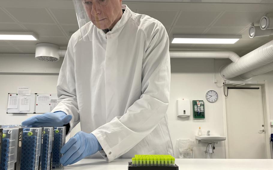New swabs arrive at State Serum Institute lab 21 times per day. Within 48 hours of every test, Denmark knows whether a positive is attributable to omicron. 