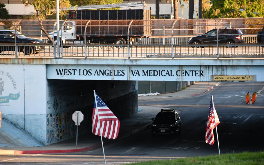 The Department of Veterans Affairs campus is located in the Brentwood neighborhood of West Los Angeles and spans 388 acres. McDonough tasked VA staff at the site with finding permanent housing for 1,500 veterans in 2022. 